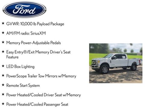 Used 2017 Ford F250 Lariat w/ Lariat Value Package AWD/4WD image 9