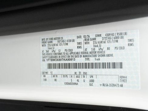 New 2026 Ford Transit 350 148 High Roof Extended RWD image 35
