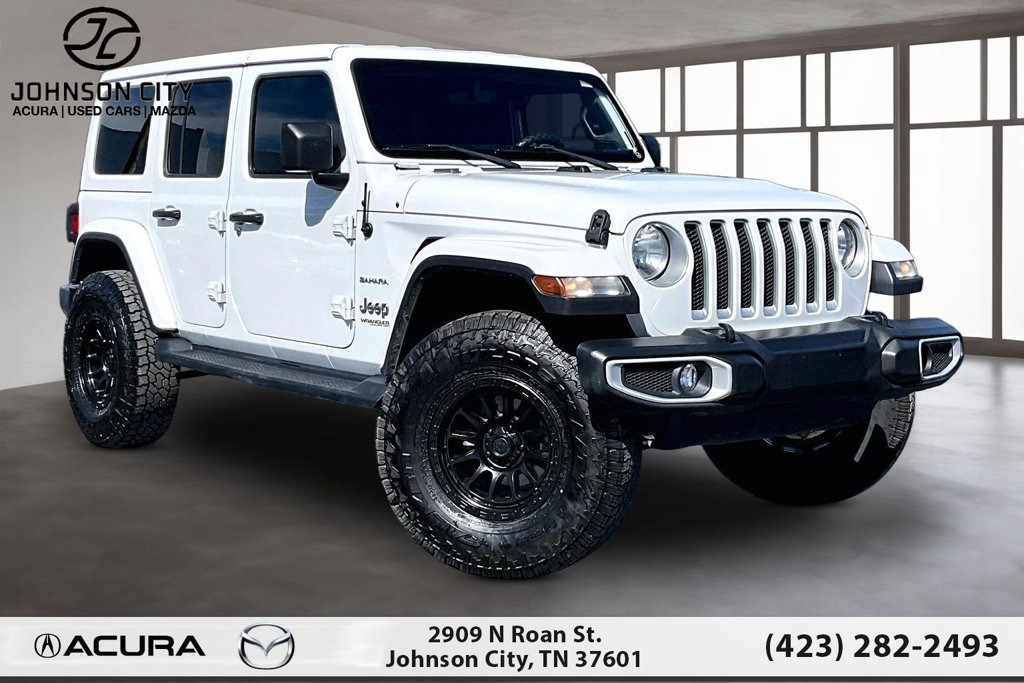 Used 2021 Jeep Wrangler Unlimited Sahara w/ Uconnect 4C Nav & Sound Group AWD/4WD image 12