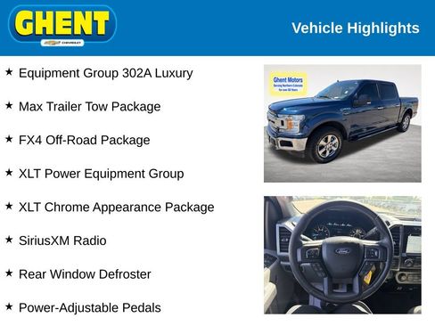 Used 2019 Ford F150 XLT w/ Equipment Group 302A Luxury AWD/4WD image 2