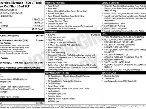 Certified 2023 Chevrolet Silverado 1500 LT Trail Boss w/ Protection Package AWD/4WD image 28