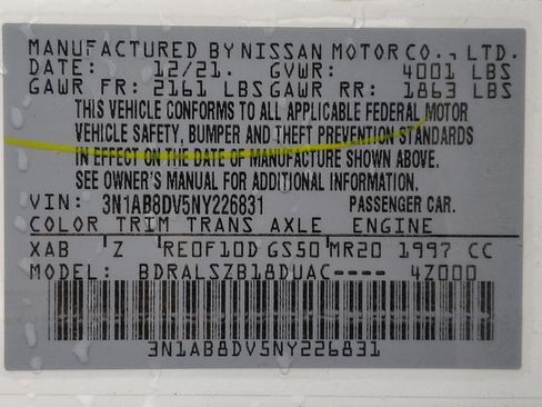 Used 2022 Nissan Sentra SR w/ SR Premium Package FWD image 33
