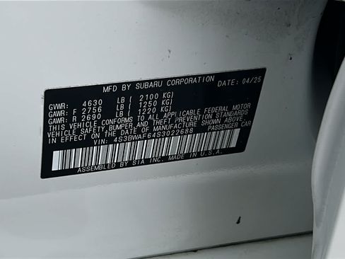 Certified 2025 Subaru Legacy Premium AWD/4WD image 30