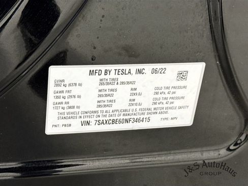 Used 2022 Tesla Model X Plaid AWD/4WD image 42