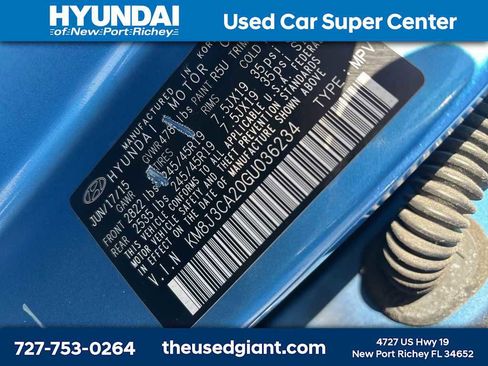 Used 2016 Hyundai Tucson Limited w/ Option Group 03 AWD/4WD image 14