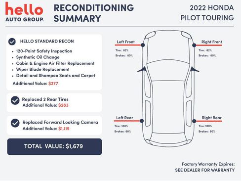 Used 2022 Honda Pilot Touring image 3