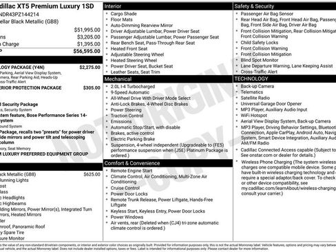 Certified 2023 Cadillac XT5 Premium Luxury w/ Technology Package AWD/4WD image 10