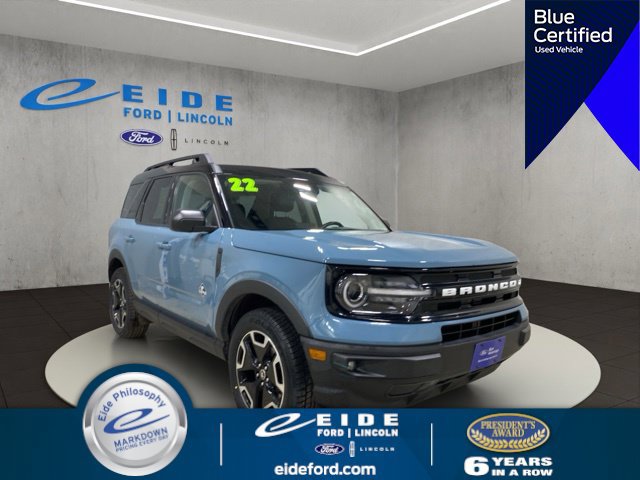 Certified 2022 Ford Bronco Sport Outer Banks w/ Tech Package AWD/4WD image 1