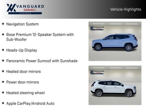 New 2026 GMC Acadia Denali w/ Super Cruise Package FWD image 10