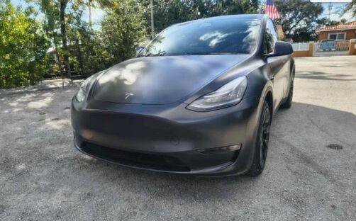 Used 2021 Tesla Model Y Long Range AWD/4WD image 2