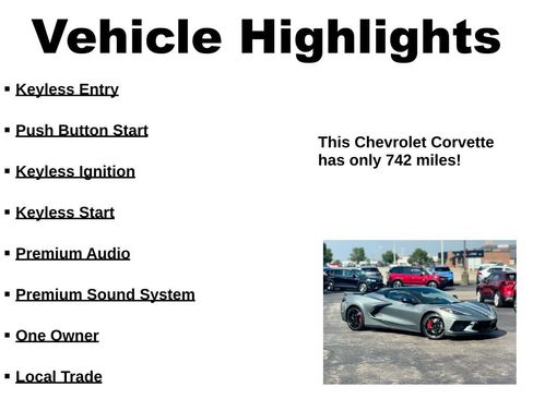 Used 2024 Chevrolet Corvette Stingray Preferred Conv w/ Z51 Performance Package RWD image 44