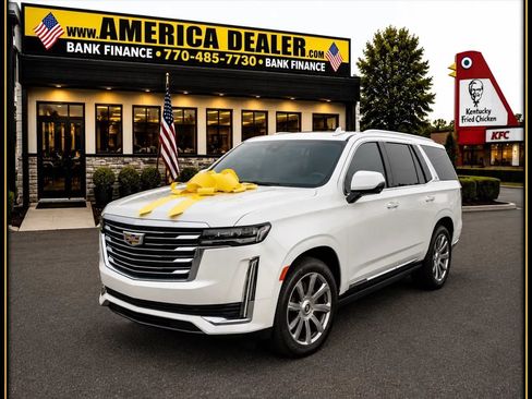 Used 2021 Cadillac Escalade Premium Luxury Platinum RWD image 38