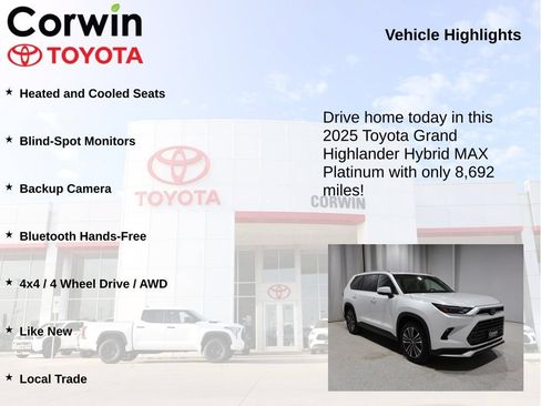 Used 2025 Toyota Grand Highlander AWD Hybrid image 6