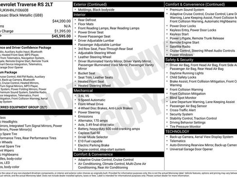 Used 2022 Chevrolet Traverse RS image 4