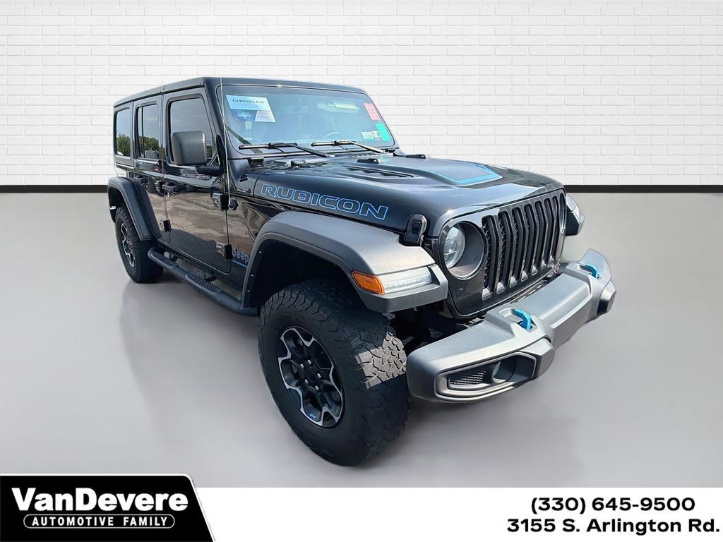 Used 2023 Jeep Wrangler Unlimited Rubicon 4xe w/ Cold Weather Group AWD/4WD image 1