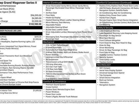 Used 2023 Jeep Grand Wagoneer Series II image 2