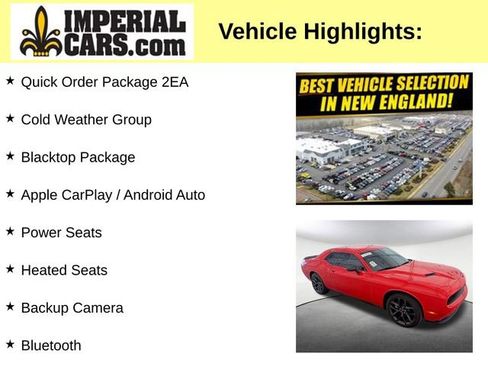 Used 2023 Dodge Challenger SXT w/ Blacktop Package RWD image 3