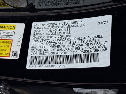 Used 2023 Honda Accord EX image 29