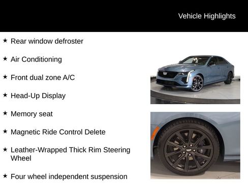 Used 2023 Cadillac CT4 V w/ Navigation Package AWD/4WD image 32