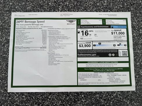 New 2026 Bentley Bentayga Speed image 48