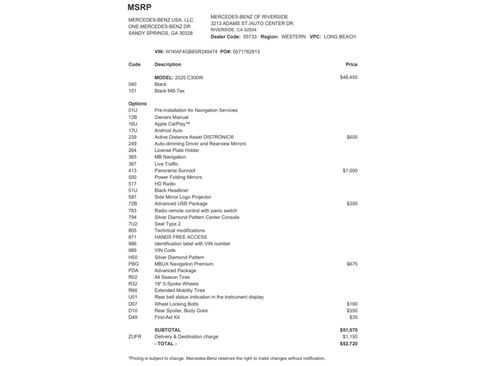 Certified 2025 Mercedes-Benz C 300 Sedan image 29