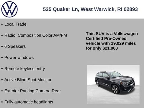Certified 2024 Volkswagen Taos S image 7