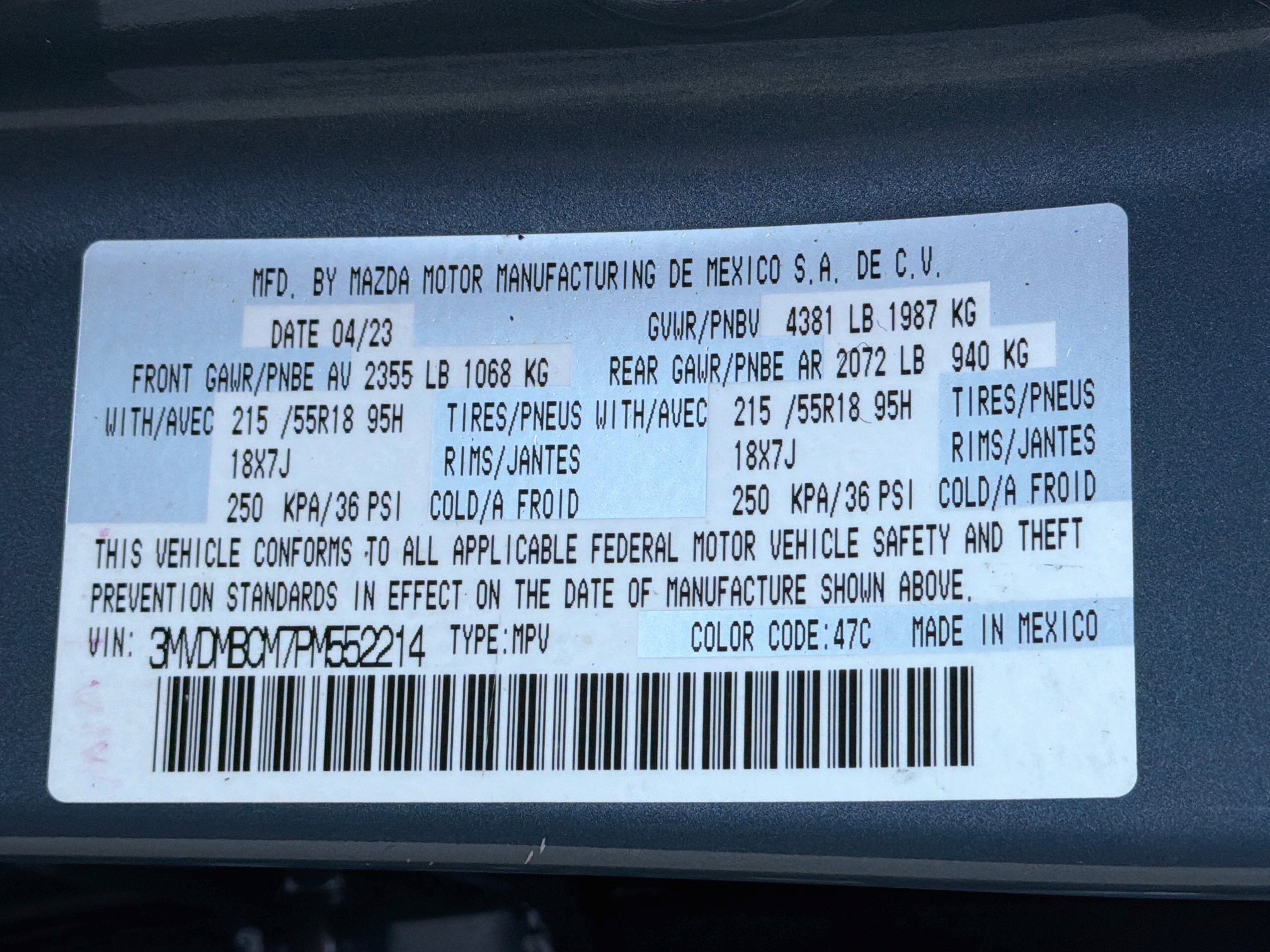 Used 2023 MAZDA CX-30 AWD 2.5 S w/ Preferred Package image 12