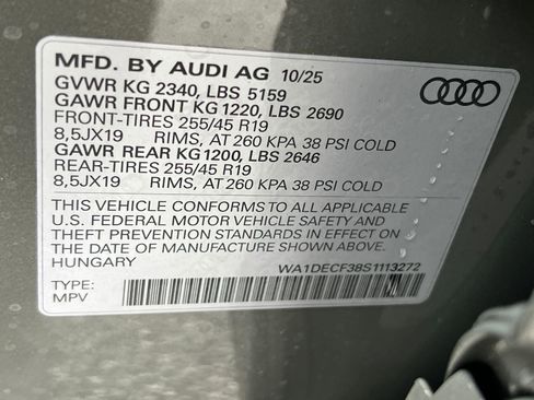 New 2025 Audi Q3 2.0T Premium image 27