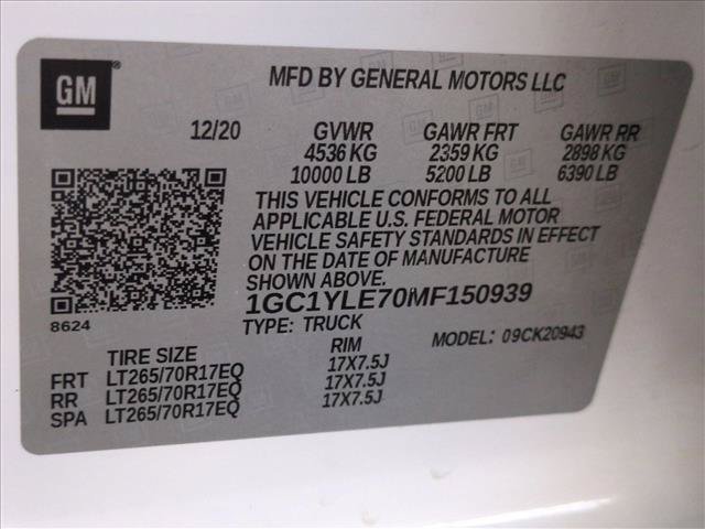 Used 2021 Chevrolet Silverado 2500 W/T w/ WT Convenience Package AWD/4WD image 25