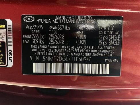 New 2026 Hyundai Santa Fe SEL image 36