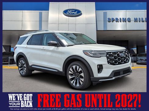 New 2026 Ford Explorer Platinum w/ LUX Leather Package AWD/4WD image 1