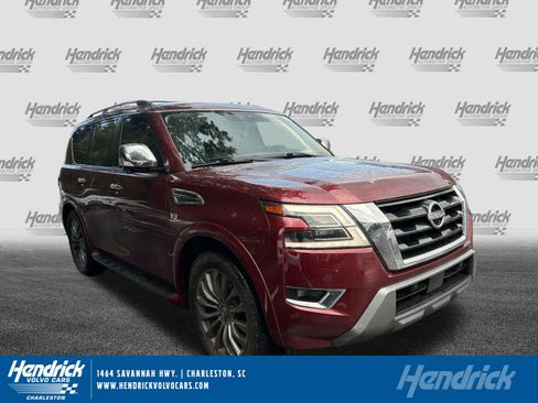 Used 2022 Nissan Armada Platinum w/ Captain's Chairs Package RWD image 1