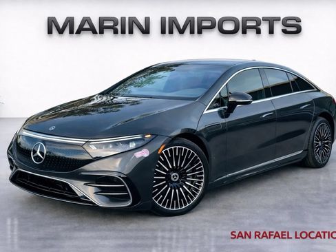 Used 2022 Mercedes-Benz EQS 580 4MATIC Sedan image 1
