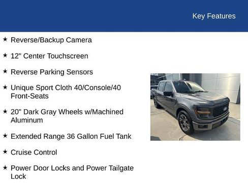 Certified 2025 Ford F150 STX w/ Equipment Group 200A RWD image 28