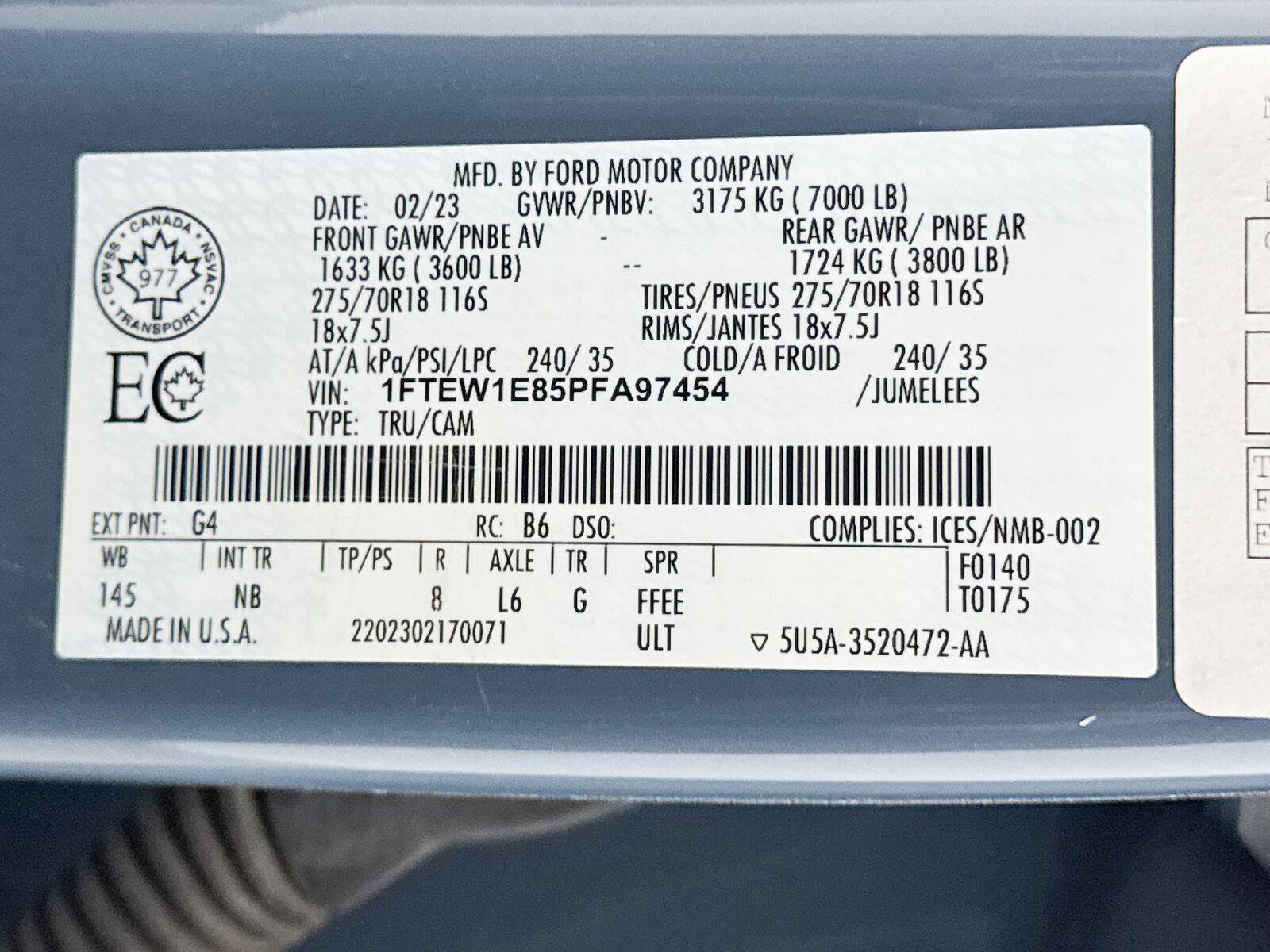Used 2023 Ford F150 Tremor w/ Equipment Group 402A High AWD/4WD image 37