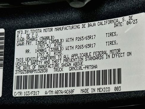 Certified 2023 Toyota Tacoma TRD Sport AWD/4WD image 21