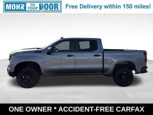 Used 2023 Chevrolet Silverado 1500 Custom Trail Boss w/ LPO, Dark Essentials Package AWD/4WD image 2