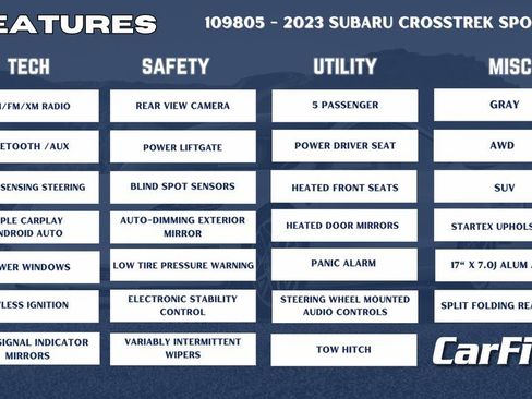 Used 2023 Subaru Crosstrek 2.5i Sport image 33