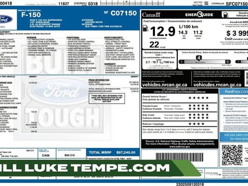 Used 2025 Ford F150 Tremor w/ Equipment Group 402A High AWD/4WD image 1