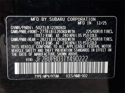 New 2026 Subaru Outback Premium image 17