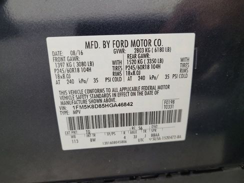 Used 2017 Ford Explorer XLT w/ Equipment Group 202A image 33