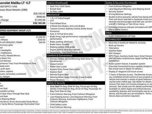 Used 2023 Chevrolet Malibu LT FWD image 5