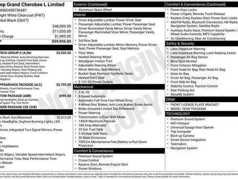 New 2025 Jeep Grand Cherokee L Limited w/ Luxury Tech Group II image 6