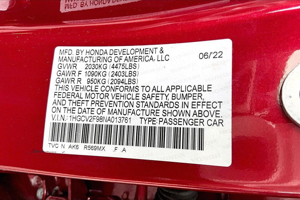 Used 2022 Honda Accord Touring image 16