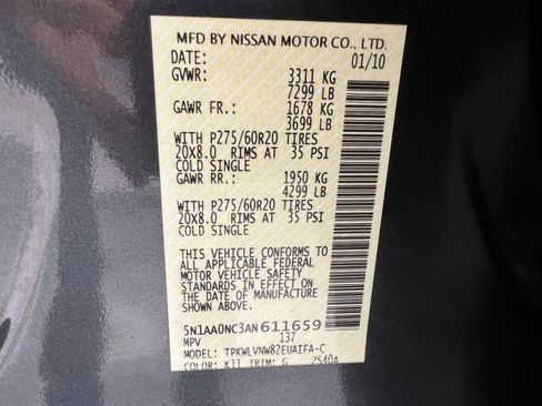 Used 2010 Nissan Armada Platinum AWD/4WD image 29