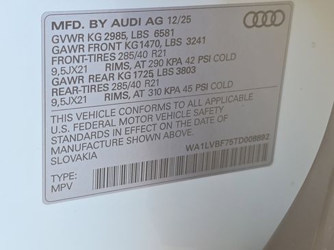 New 2026 Audi Q7 3.0T Premium Plus AWD/4WD image 34