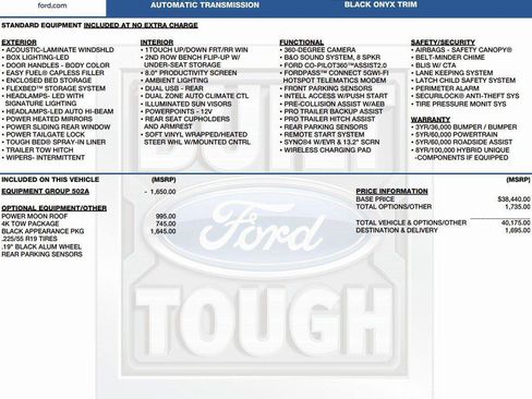 New 2025 Ford Maverick Lariat w/ Black Appearance Package image 2