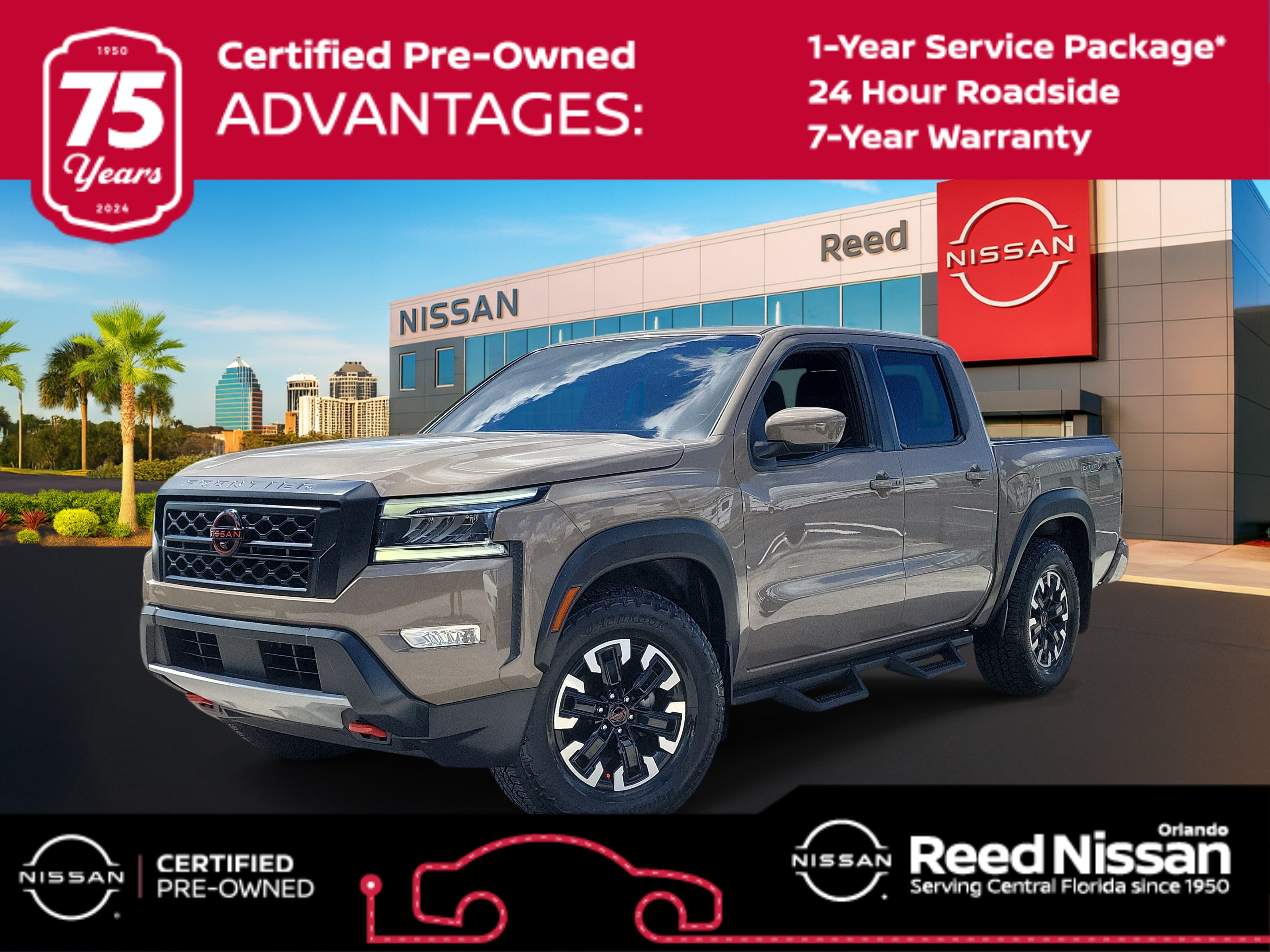 Certified 2024 Nissan Frontier Pro-X w/ Pro Convenience Package RWD image 1