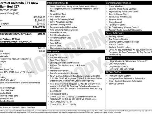 Used 2016 Chevrolet Colorado Z71 AWD/4WD image 5