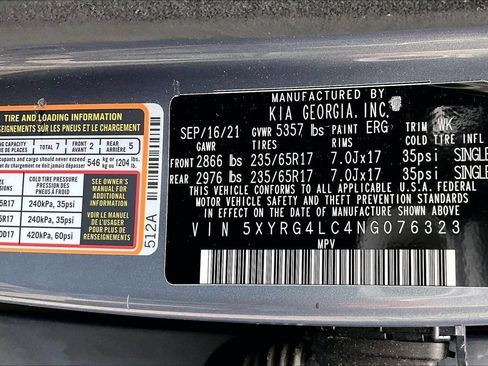 Used 2022 Kia Sorento LX FWD image 16